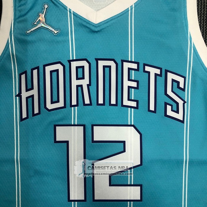 Camiseta Charlotte Hornets Kelly Oubre JR. NO 12 Icon 2020-21 Verde